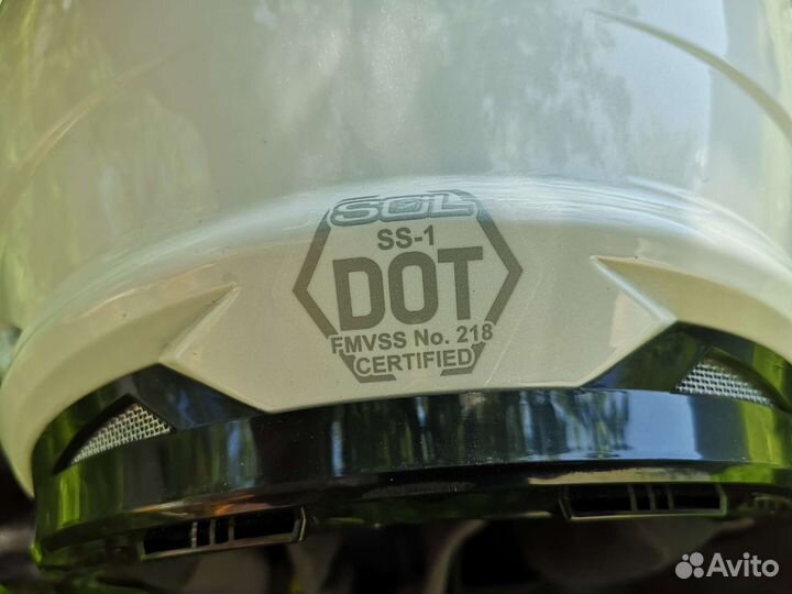 Кроссовый шлем SOL