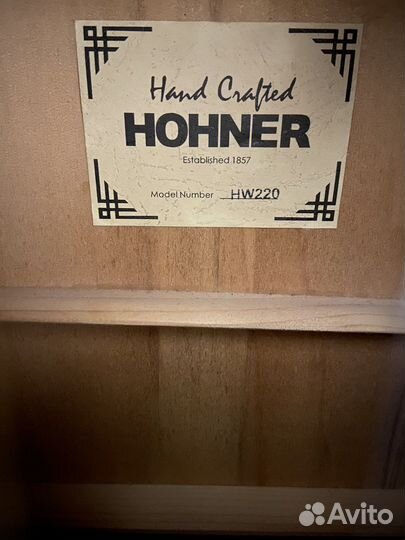 Акустическая гитара hohner hw220