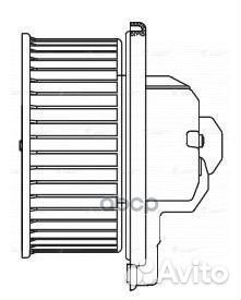 Э/вентилятор отоп. для а/м Mitsubishi Pajero II