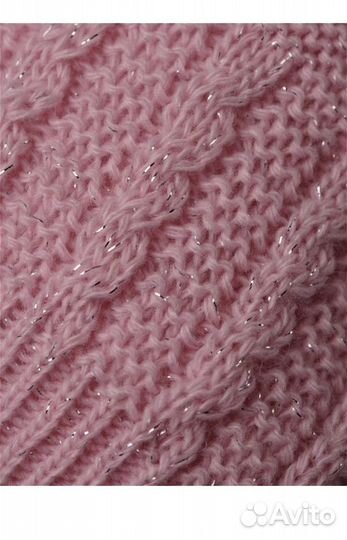 Шапка шлем зимняя розовая 44 - 46