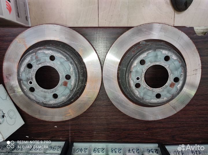 Диски тормозные задние mercedes