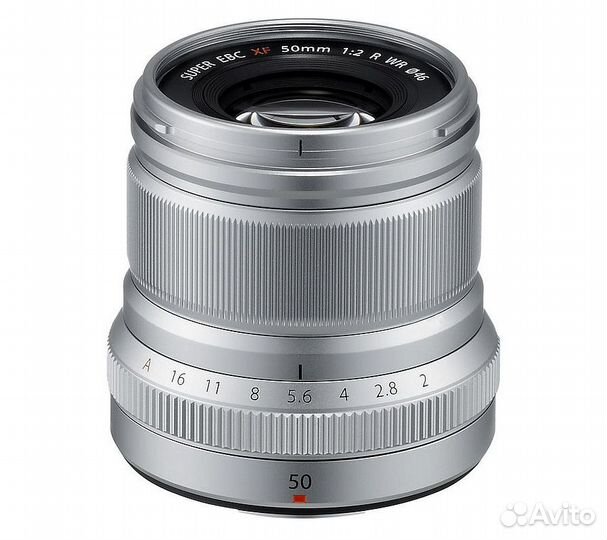 Объектив Fujifilm XF 50mm f/2 R WR серебро