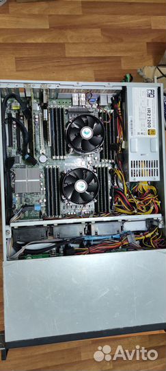 Сервер Asus 2 CPU Xeon E5-2680 v2 2.8 GHz