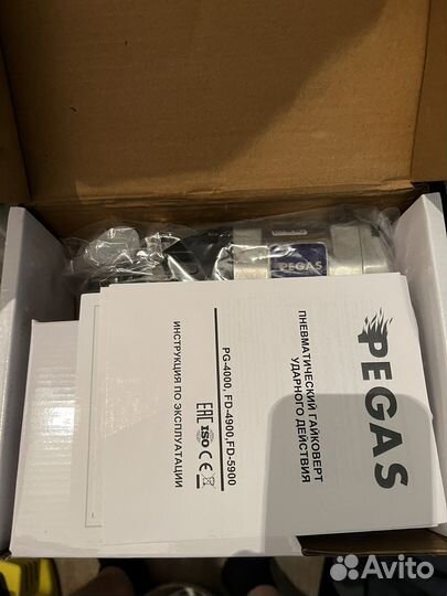 Гайковерт пневматический pegas pg4000