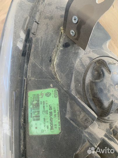 Фара левая reno fluence