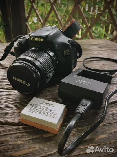 Canon 600d + объектив kit 18-55 mm