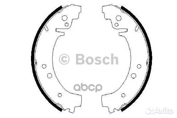 Колодки тормозные 0986487217 Bosch