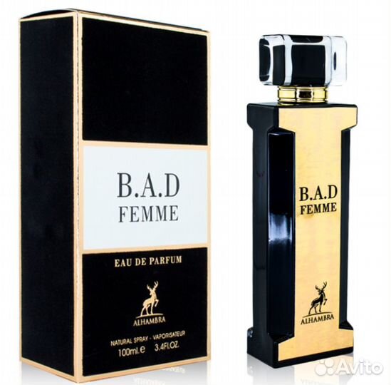 Парфюмерная вода Alhambra B.A.D. Femme, Edp, 100 m