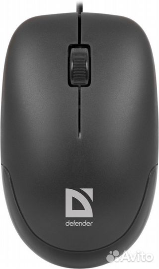 Мышь проводная defender datum MM-010 USB black