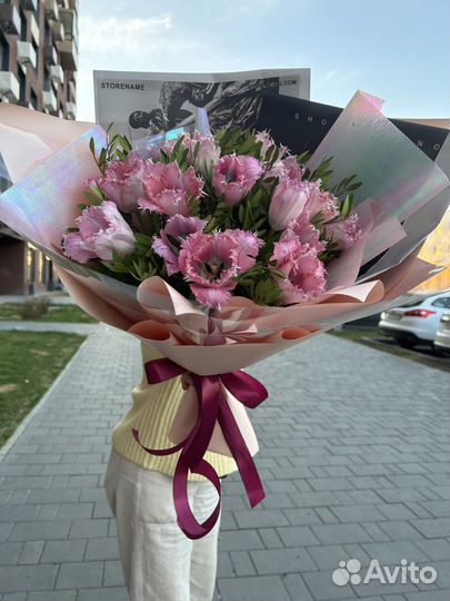 Букет из тюльпанов готов к отправке