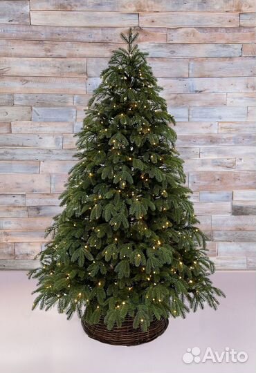 Искусственная Ель дворянская литая зеленая оптом и