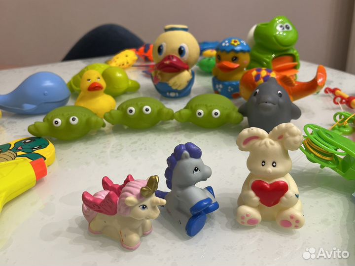 Игрушки для купания пакетом
