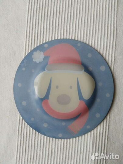 Тарелка стекло Фаберлик, новая