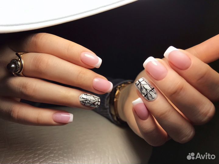 Маникюр, шеллак, наращивание ногтей, акрил Гель