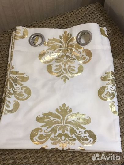 Шторы, плед