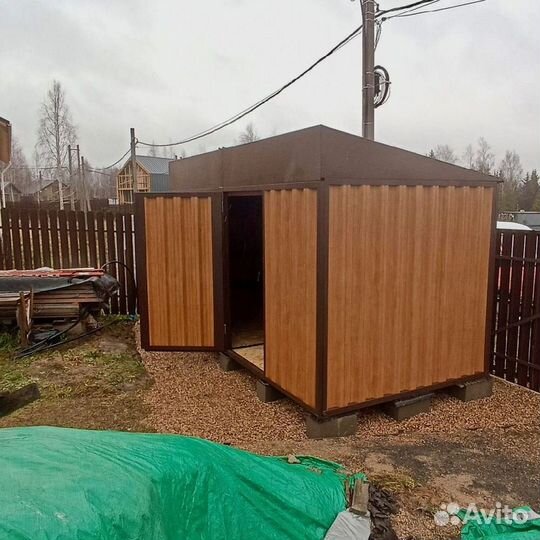 Сарай металлический