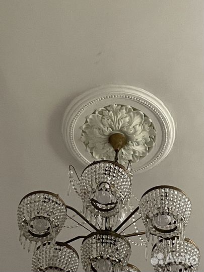 Люстра хрустальная чехия СССР