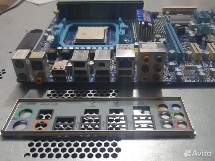 Отличный комплект мать + 4ядра+8 озу