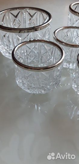 Хрусталь СССР винтаж вазочки графин стаканы