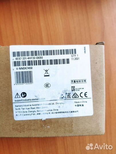 Модуль аналогового ввода асу 6ES7234-4HE32-0XB0