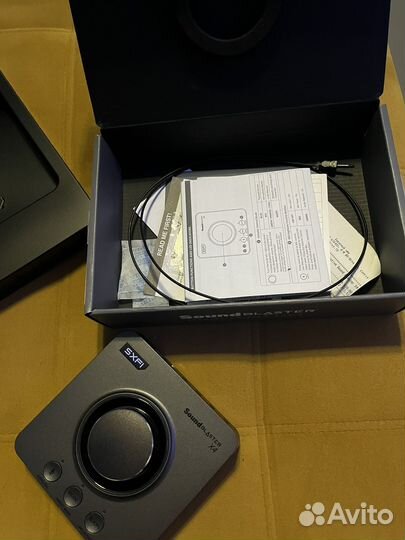 Внешняя звуковая карта creative sound blaster x4