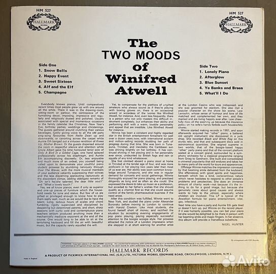 Виниловая пластинка Winifred Atwell