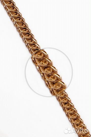 Золотой браслет Ажурный, полновесный, замок коробочка, длина 17 см, вес 3,98г