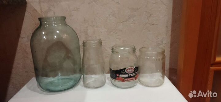 Банки стеклянные разные