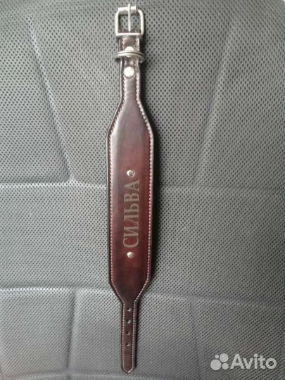 Ошейники из натуральной кожи ручной работы