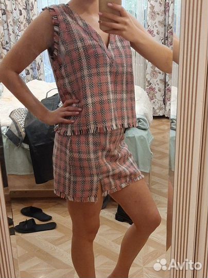 Костюм Юбка жилет Stradivarius, 44 р