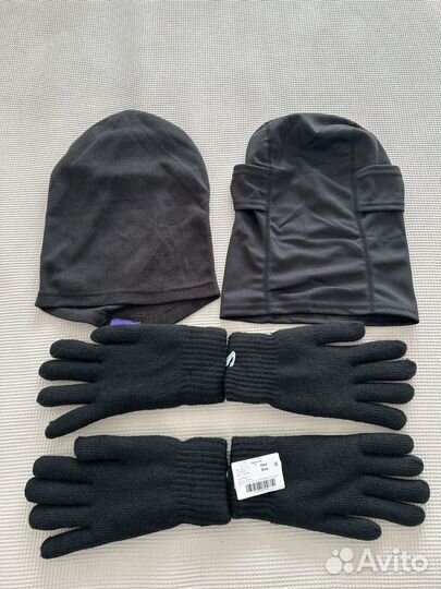 Балаклава подшлемник перчатки теплые зимние