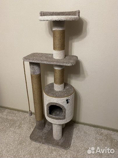 Домик - когтеточка, лежанка для котов(кошек) новый