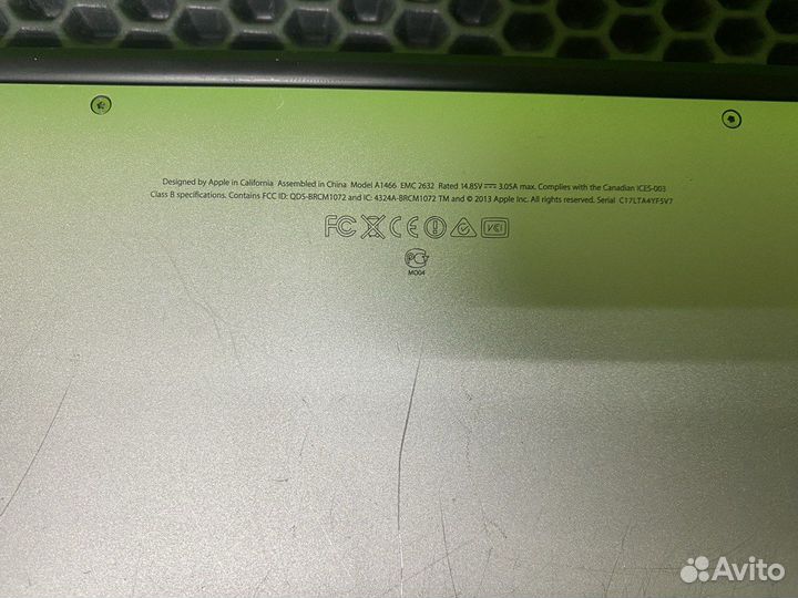 MacBook Air (13 дюймов, середина 2013 г.)