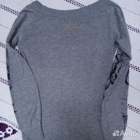 Кофта винтажная Desigual с открытыми плечами