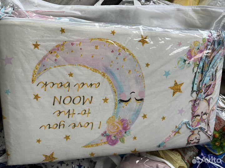 Бортики для детской кроватки