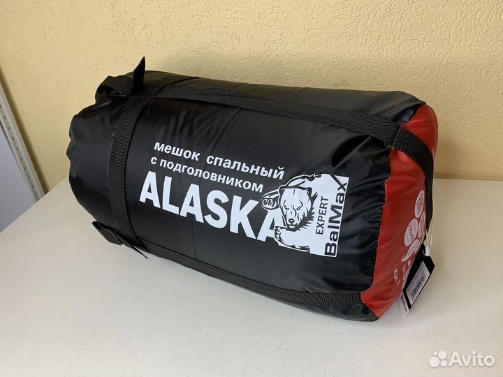 Спальный мешок Alaska Expert -10 красный