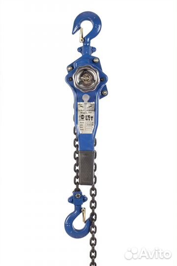 Таль ручная рычажная трр-тршср 0,75т, 9м (тип HSH)