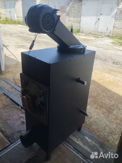 Калорифер на отработке, котел