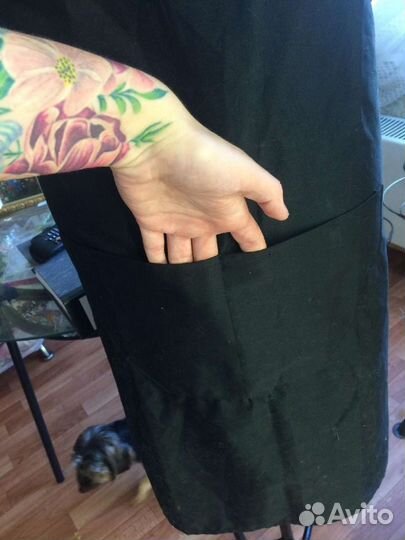 Фартук новый Парикмахерский поварской черный
