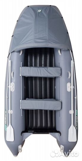 Лодка Gladiator (Гладиатор) E350PRO темно-серый