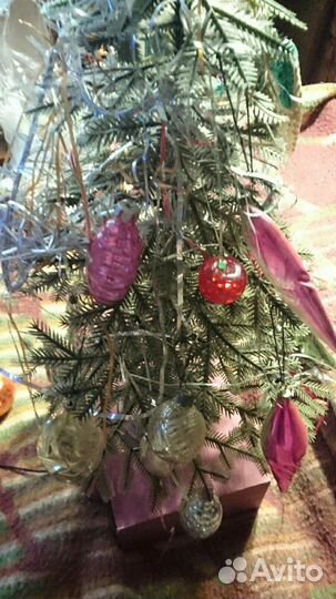 Ёлка и ёлочные игрушки из СССР