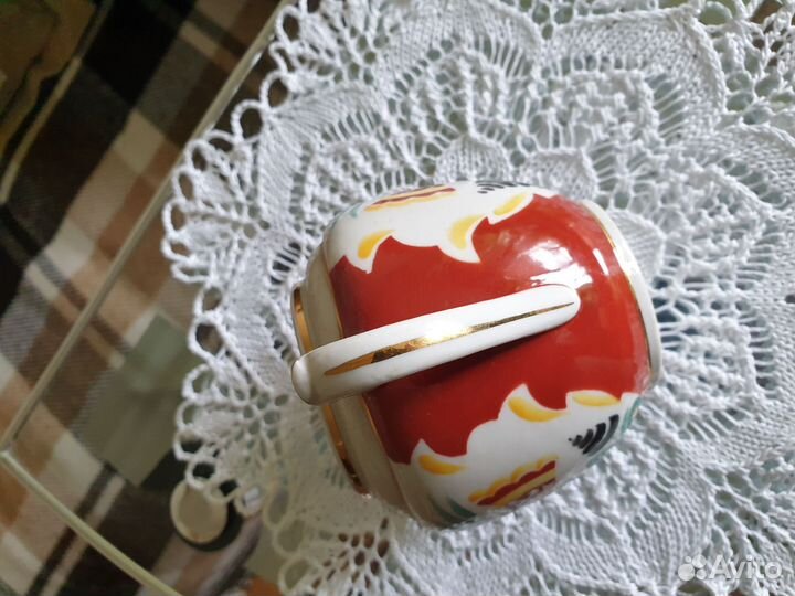 Винтаж Молочник, сливочник Вербилки фарфор