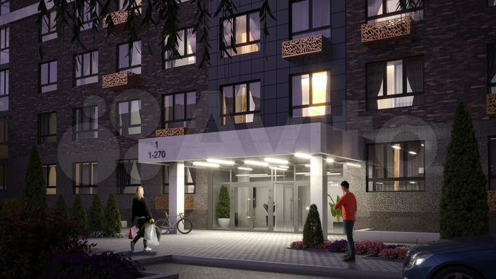 3-к. квартира, 88,2 м², 24/25 эт.