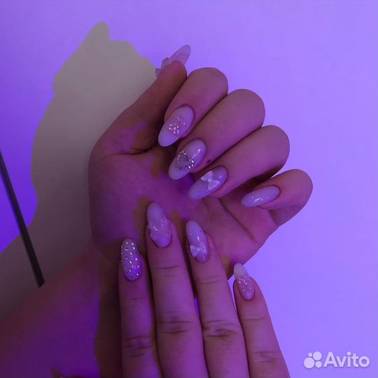 Маникюр,наращивание гель лак