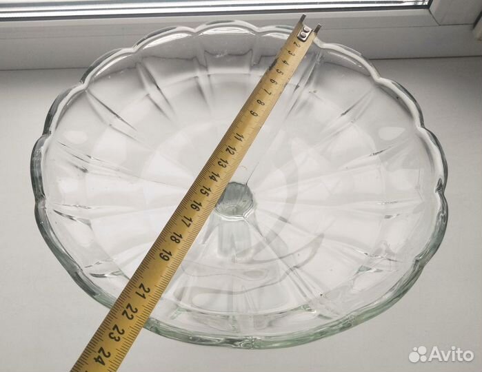 Ваза на граненой ножке, конфетница и др, СССР