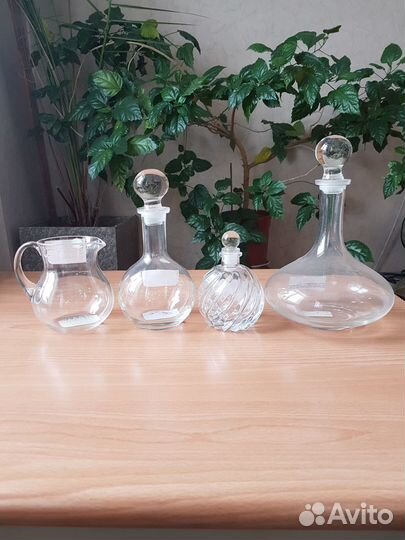 Кувшины, графины, штофы