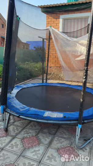 Батут уличный с сеткой