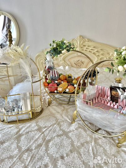 Сборка свадебных корзин