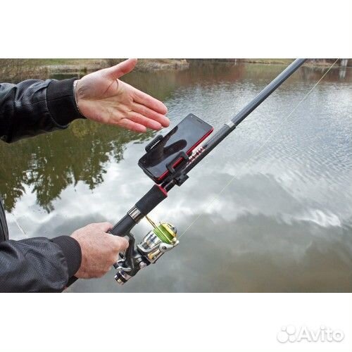 Крепление на удочку для эхолота И телефона