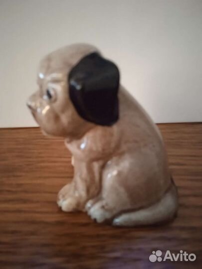 Фарфоровая статуэтка Щенок Кировский фз 1930-40- е